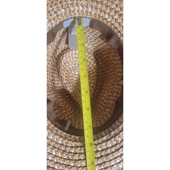 Brixton Joanna Straw Rancher Hat Size Small 7 (56 cm) Natural Honey Brown Band main image 5